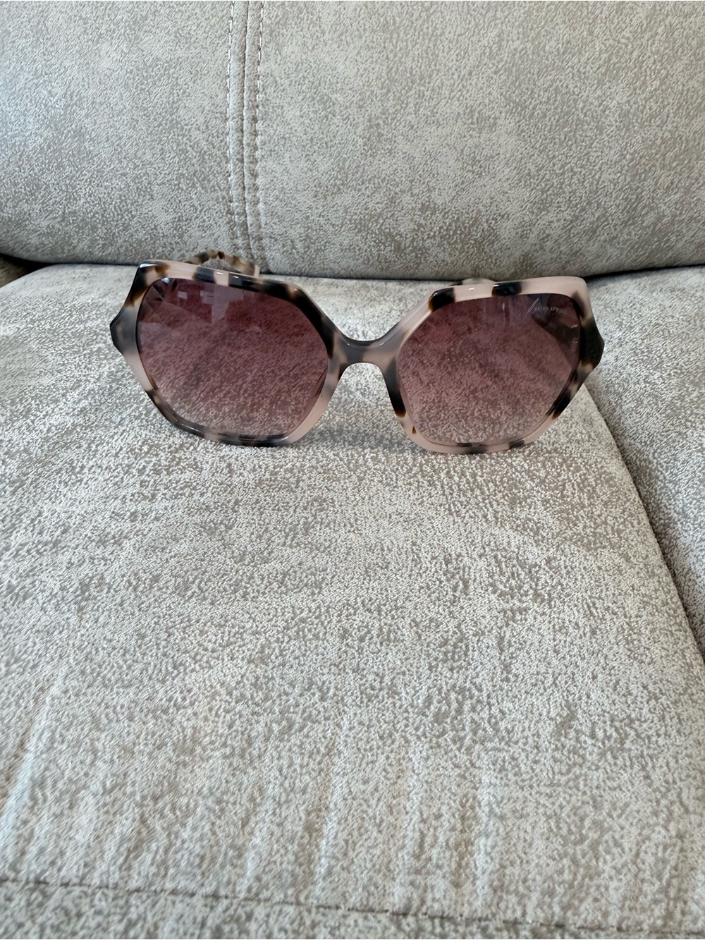 Brian Atwood Oversized Tortoiseshell Sunglasses